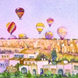 Balloons over Cappadocia